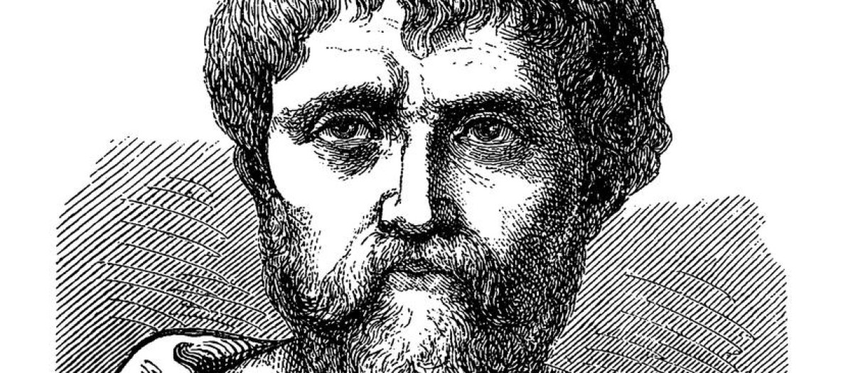 Lucio Anneo Séneca, en un retrato antiguo en torno al 1880