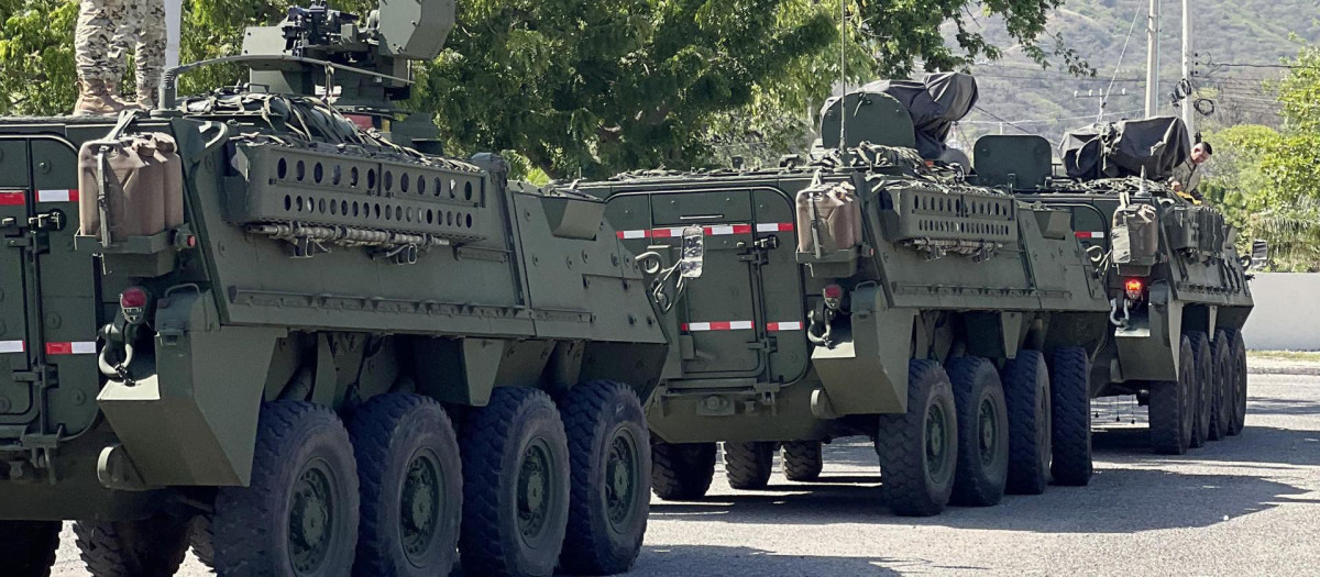 El Ejército colombiano se desplegó en las calles de Santa Marta (Colombia)