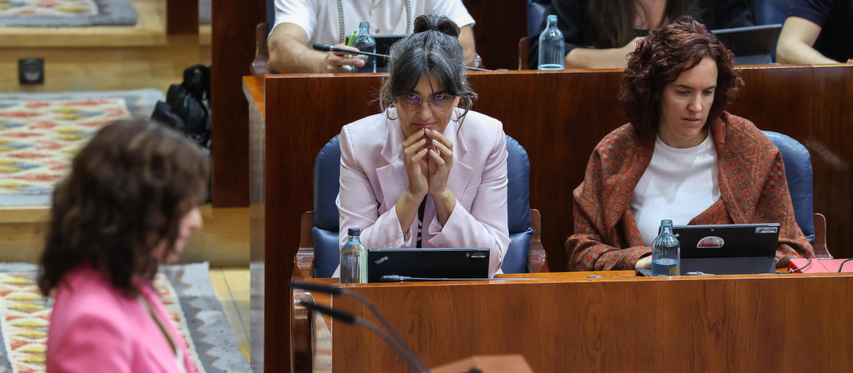 La portavoz de Más Madrid en la Asamblea de Madrid, Manuela Bergerot