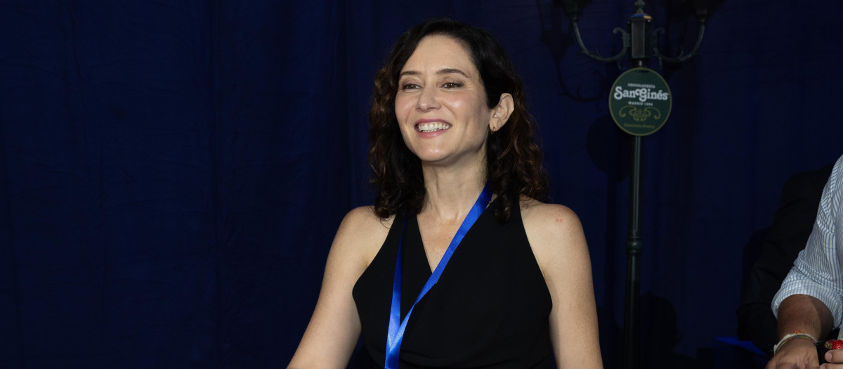 La presidenta de la Comunidad de Madrid, Isabel Díaz Ayuso