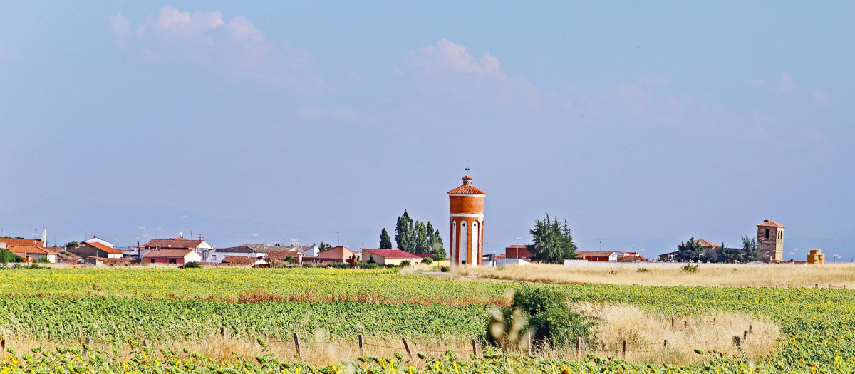 Panorámica del municipio salmantino de Parada de Rubiales
