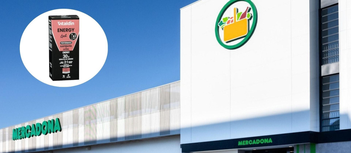 Imagen de un supermercado de Mercadona y del nuevo gel