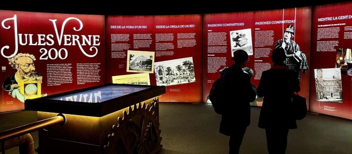 Imagen de la exposición de Jules Verne