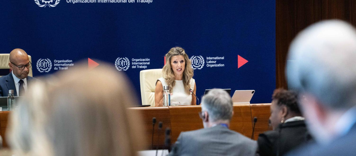La vicepresidenta segunda y ministra de Trabajo de España, Yolanda Díaz.