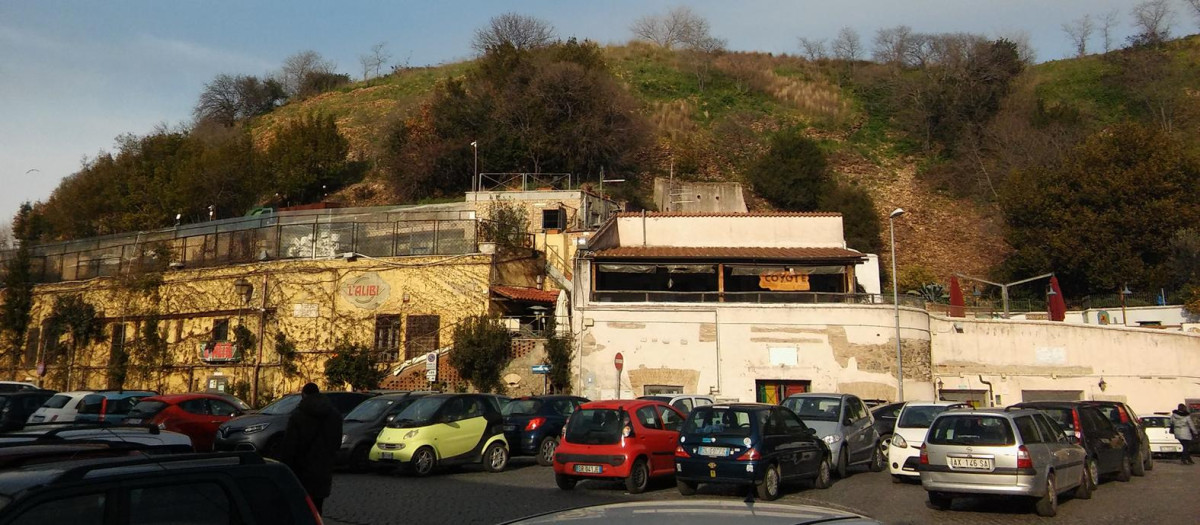 Una perspectiva del monte Testaccio