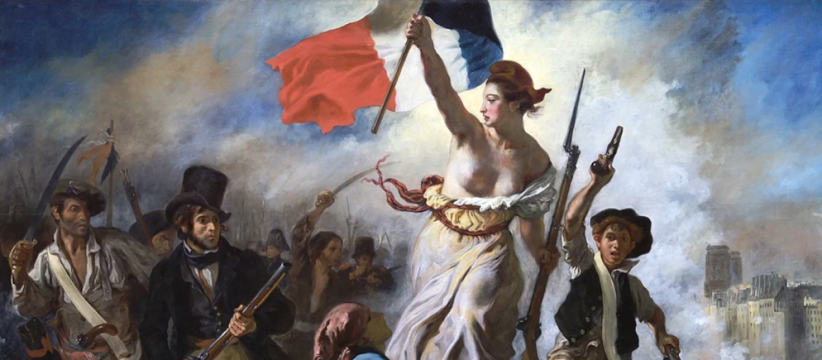 La libertad guiando al pueblo de Delacroix