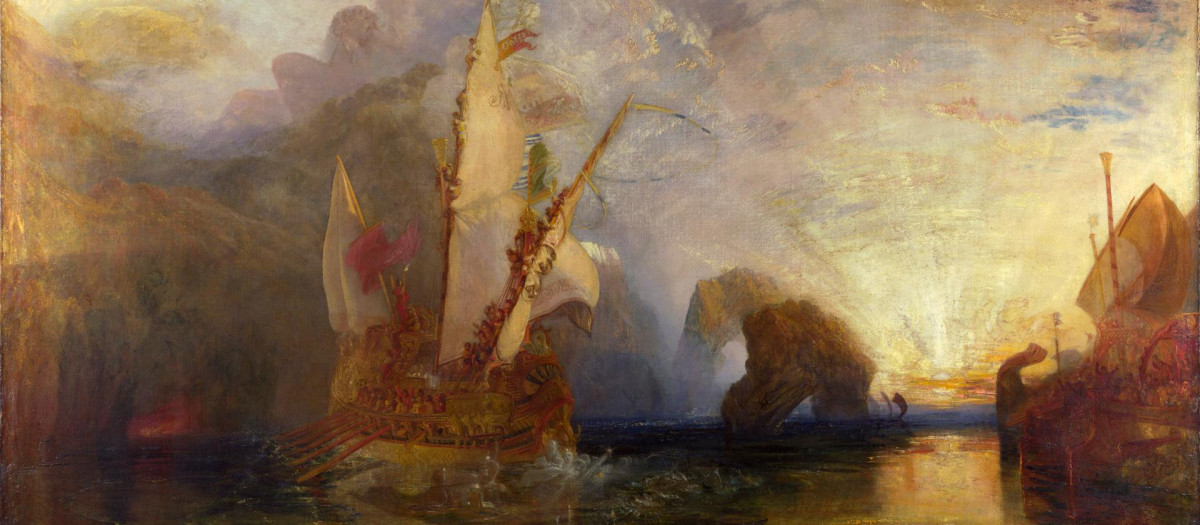 Ulises burlando a Polifemo (1829) de Turner