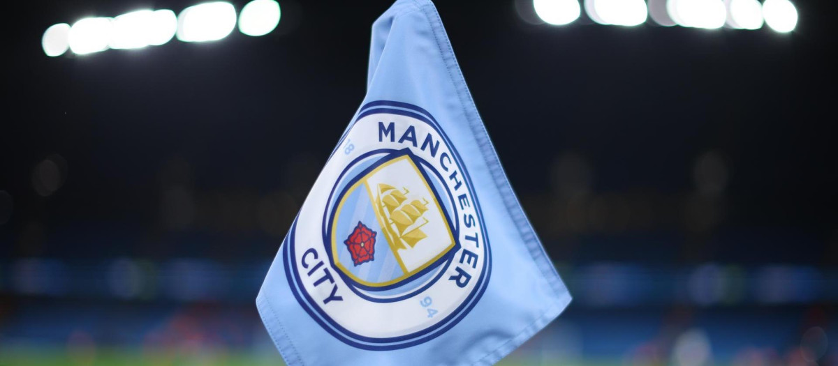 El banderín de córner del Etihad Stadium, en una imagen de archivo