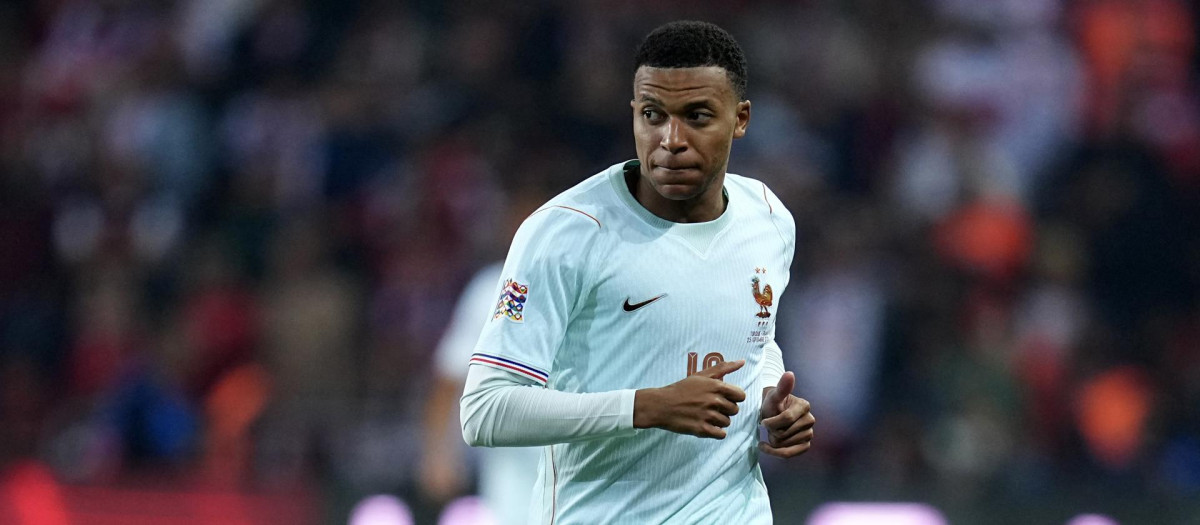Kylian Mbappé, en acción durante el partido de la Liga de Naciones ante Turquía