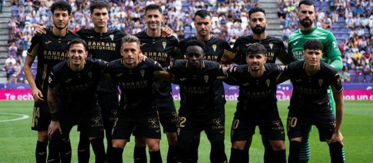 El once inicial del Córdoba en Valladolid
