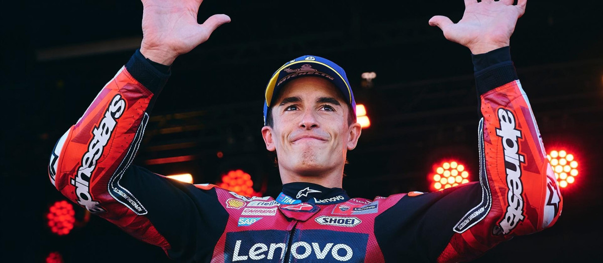 Marc Márquez, en un momento de esta temporada