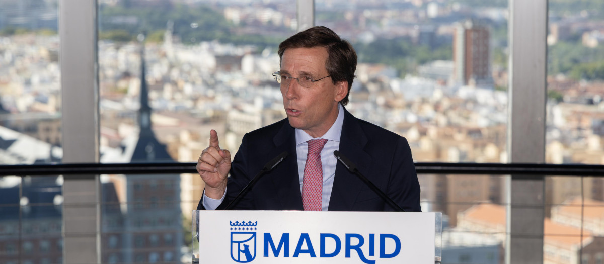 El alcalde de Madrid, José Luis Martínez-Almeida