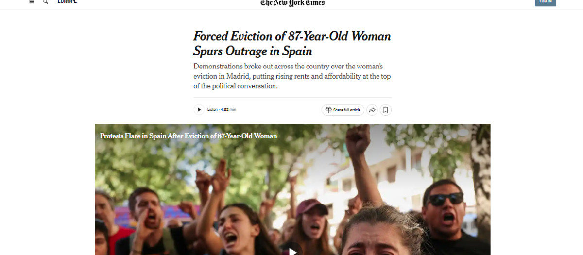 Artículo en The New York Times