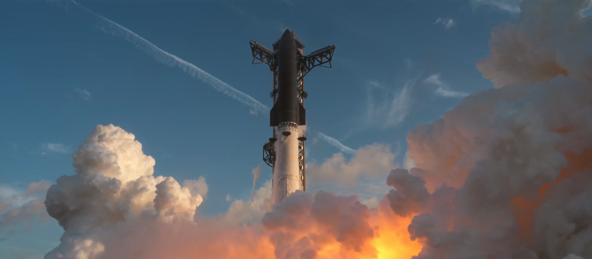 Despegue de la nave Starship de SpaceX