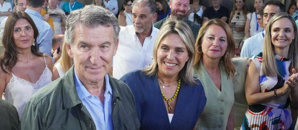 Imagen de archivo de Marta Barrachina y Alberto Núñez Feijóo