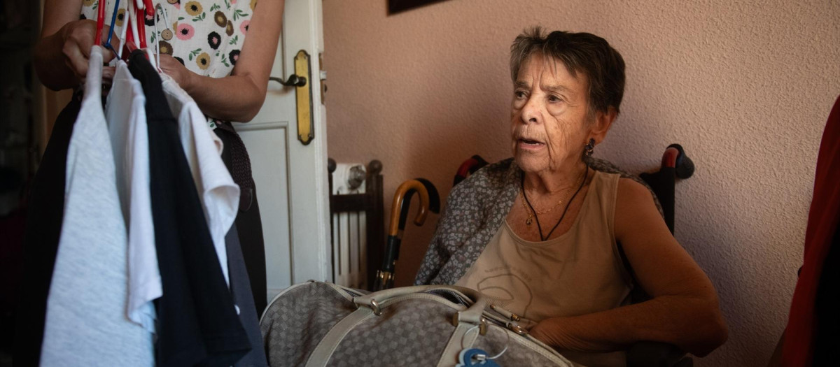 Maricarmen, el pasado 23 de septiembre, antes del desahucio
