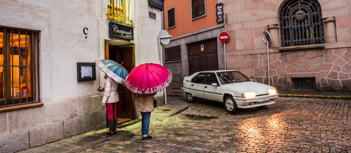 Día de lluvia en Ávila