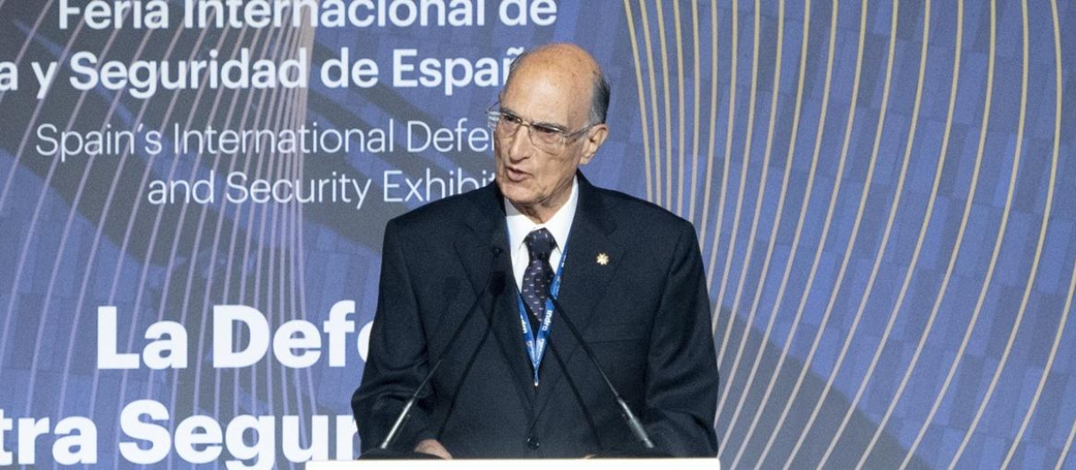 Julián García Vargas en un acto en 2023