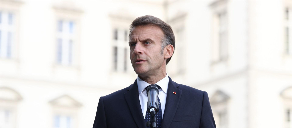 el presidente de Francia, Emmanuel Macron