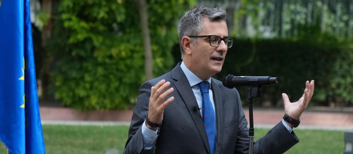 El ministro de Presidencia, Justicia y Relaciones con las Cortes, Felix Bolaños