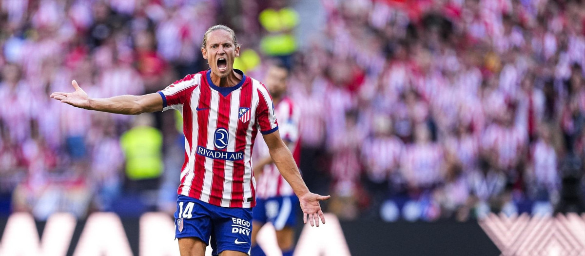 Marcos Llorente, en un partido de esta temporada con el Atlético de Madrid