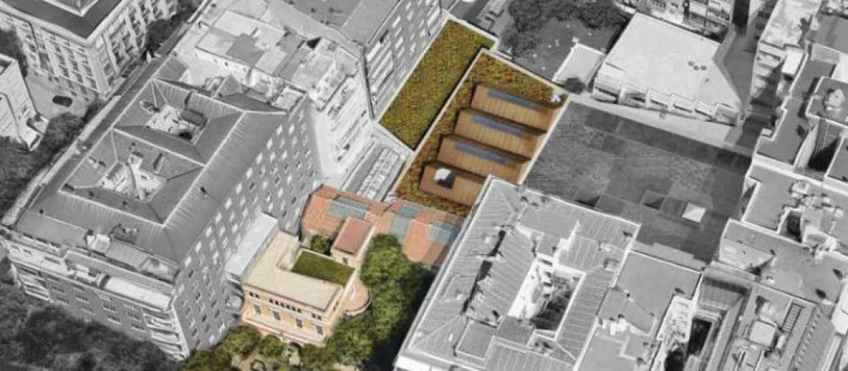 Vista del Museo Sorolla y su ampliación