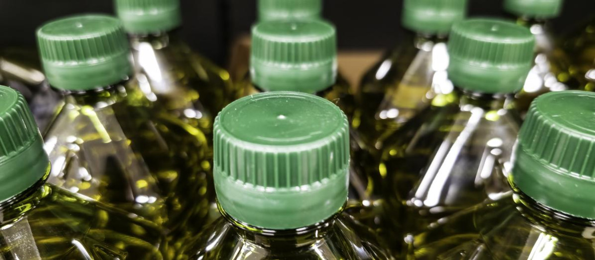 Envases de aceite de oliva
