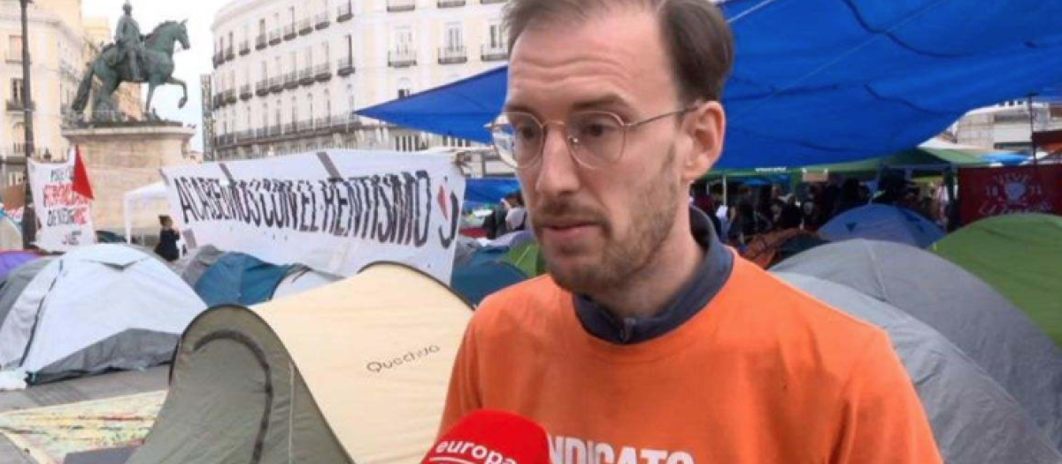 El portavoz del Sindicato de Inquilinas, Fernando de los Santos