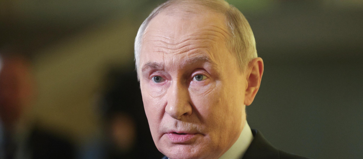 El autócrata ruso, Vladimir Putin, en San Petersburgo
