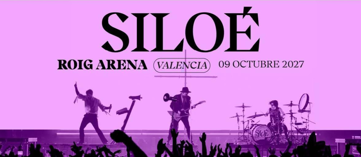 Cartel concierto SILOÉ para el 9 octubre 2027