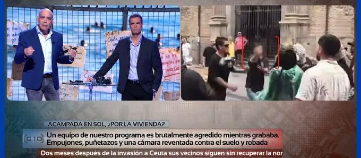 Nacho Abad y David Alemán, este martes en Código 10
