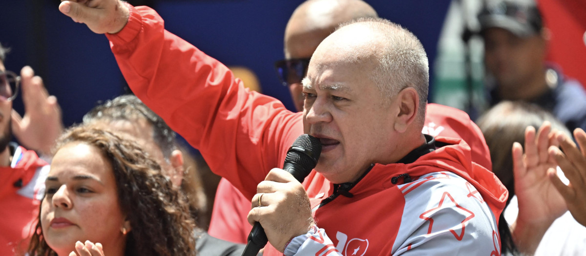 El ministro del Interior, Justicia y Paz de Venezuela, Diosdado Cabello