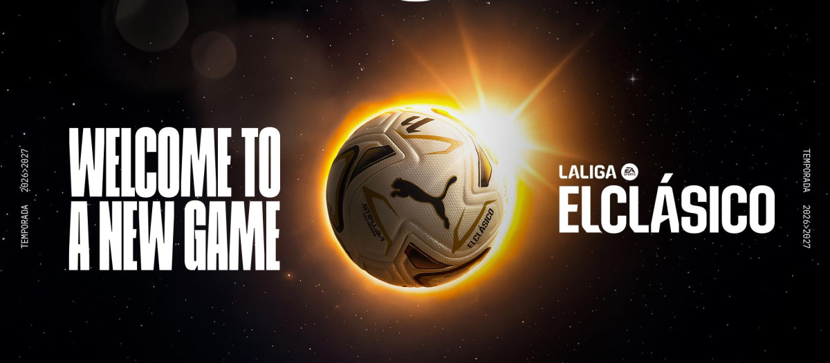 El balón de LaLiga exclusivo para el clásico Barcelona - Real Madrid