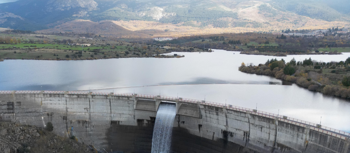 El embalse del Pontón Alto, en la provincia de Segovia