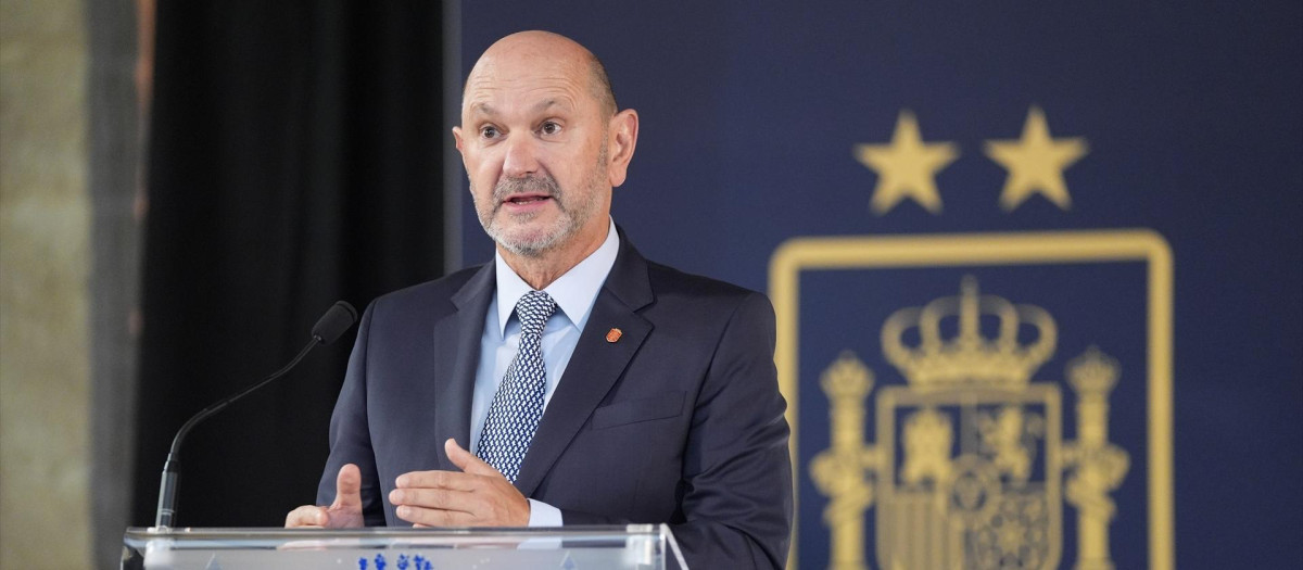 El presidente de la RFEF, Rafael Louzán, en un acto reciente