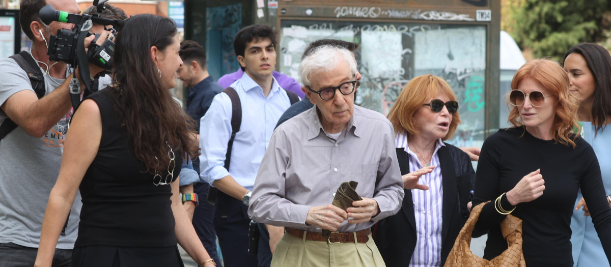 Director Woody Allen during presentation of film Wasp 2026 in Madrid on Thursday, 01 October 2026.