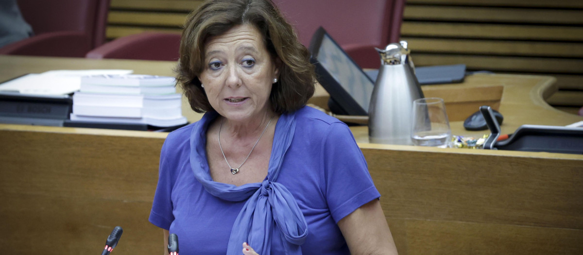 Imagen de la portavoz de Agua del PP en las Cortes Valencianas, María Gómez