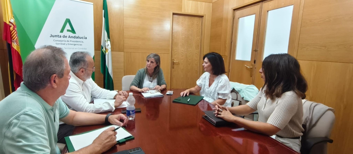 Reunión de la delegada de Salud con representantes de Satse Córdoba