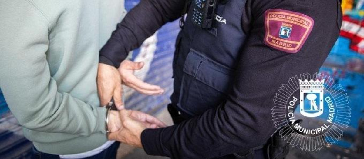 Arrestado por la Policía Municipal de Madrid