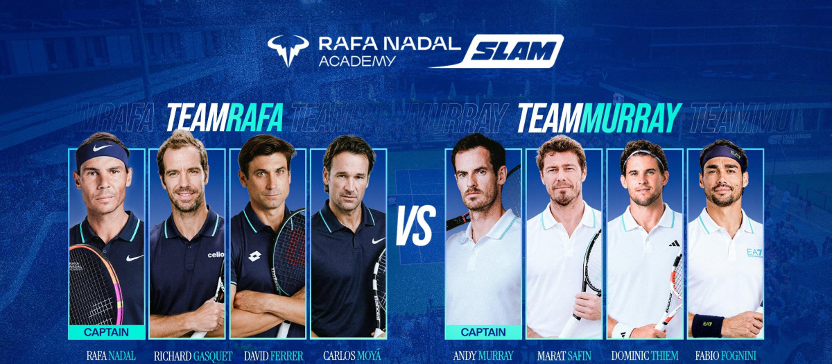 Rafa Nadal regresará a las pistas en el Slam que se disputa en su academia