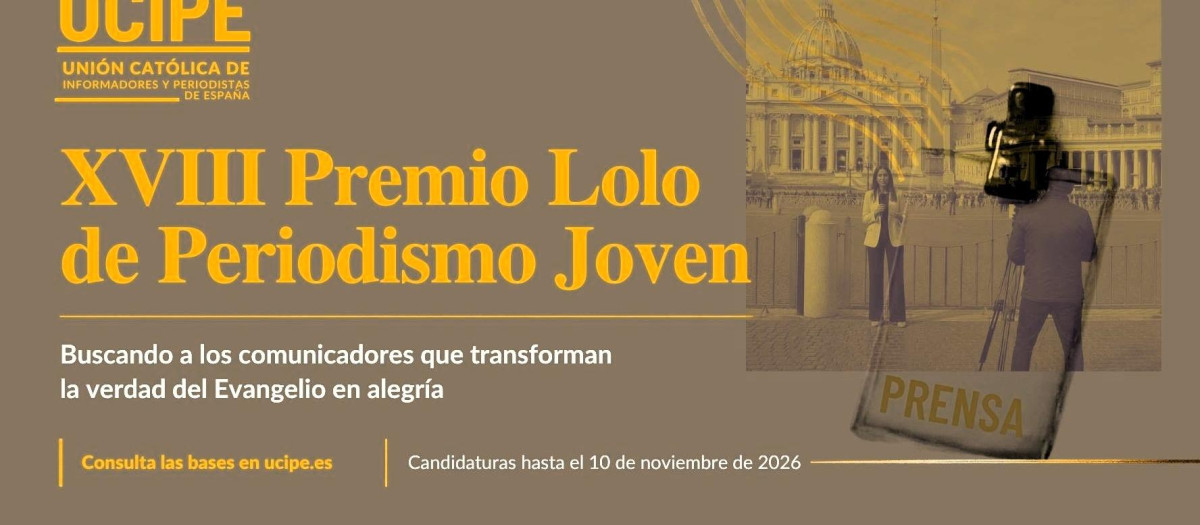 El cartel del XVIII Premio Lolo de Periodismo Joven