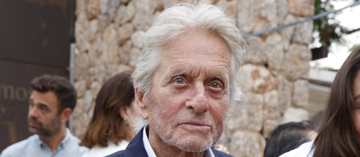 Michael Douglas, en un acto institucional de este verano en Mallorca