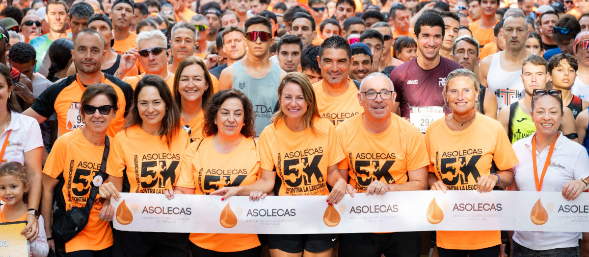 Begoña Carrasco en la IV Marcha Asolecas