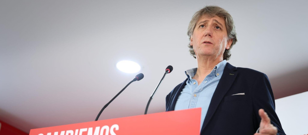 El secretario general del PSOE de Castilla y León, Carlos Martínez, en una imagen de archivo