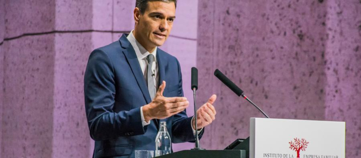 Sánchez, en el Congreso de la Empres Familiar de 2018