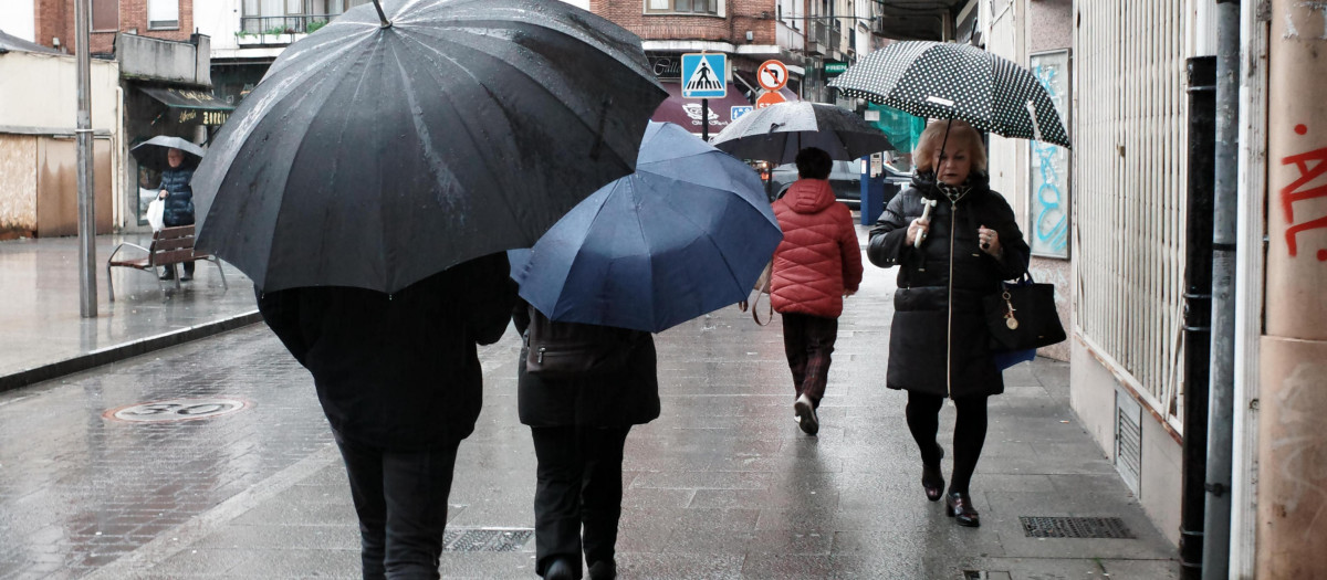 Día de intensa lluvia en toda Castilla y León