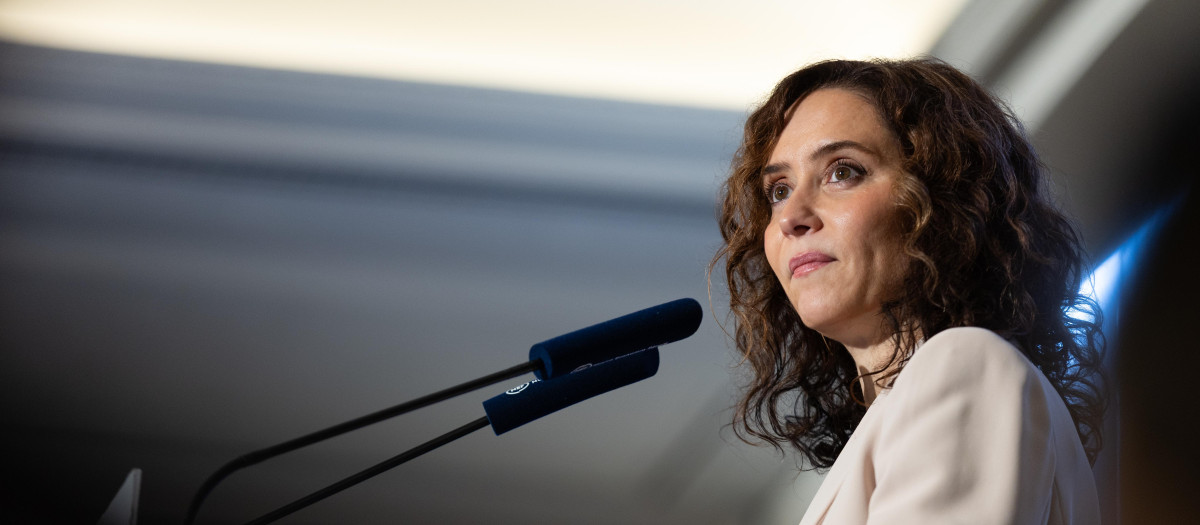 La presidenta de la Comunidad de Madrid, Isabel Díaz Ayuso