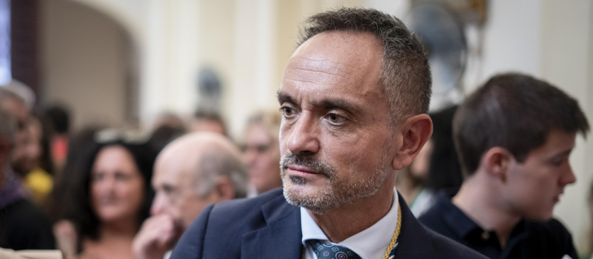 El alcalde de Móstoles, Manuel Bautista