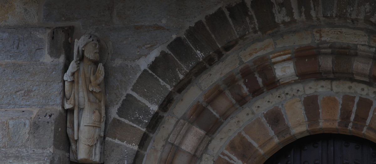 Imagen de Santiago en la iglesia Santa Marta de Tera (Zamora)