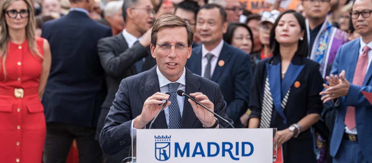 El alcalde de Madrid, José Luis Martínez-Almeida